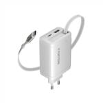 CANYON Incarcator de retea OnCharge 65RС 1 x USB-A 2 x USB-C 65 W Alb (CNS-CURC65ACW) - vexio
