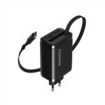 CANYON Incarcator de retea OnCharge 65RС 1 x USB-A 2 x USB-C 65 W Negru (CNS-CURC65ACB) - vexio