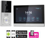 Somogyi Elektronic DPV SMART video kaputelefon, 7" érintőképernyő, IP65, AHD kamera, mozgásérzékelő, RFID, bővíthető, InterCom, Smart Life, Tuya Smart (dpvsmart-dpv270)