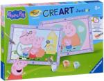 Ravensburger Set de pictură după numere Ravensburger - Peppa și prietenii (25879)