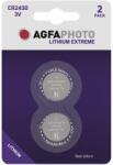 AgfaPhoto Baterie buton AGFAPHOTO Litiu CR2430 2 bucăți (APCR2430B2) Baterii de unica folosinta