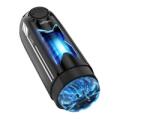 Leten Masturbator Leten X-Speed, 10 Moduri Impingere, Functie Incalzire, USB, Negru, 21 cm