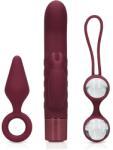 Shots Toys Set 3 Jucarii Sexuale pentru EA, Silicon, Dark Cherry Vibrator