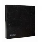 S&P Ventilator de extracție pentru baie Soler & Palau Silent 100 CZ Marble Black Design 4C (5210611900)