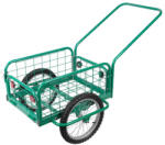 Strend Pro Garden Kétkerekű kocsi, Strend Pro Garden Victor, zöld, felfújható kerekek, kiváló minőségű fém, 100 kg teherbírás (TC2170507)