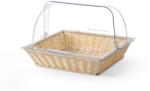 Hendi Polirattan tálalókosár polikarbonát rolltop fedéllel, GN 2/3, Hendi, 365x345x(H)265 mm (1005024Przem)