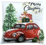 Clayre & Eef Karácsonyi textil párnahuzat Merry Christmas 45x45 cm (KT021.374)