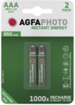 AgfaPhoto Akkumulátor mikro AGFAPHOTO AAA előtöltött 2x950 mAh APR2U950 (APR2U950)