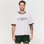 GymBeam Tricou oversized Varsity White XXL