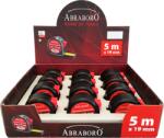 Abraboro ABS házas mérőszalag, 5 m x 19 mm, 12 db/csomag (080400519012)