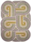 Flair Rugs Covor verde țesut manual din lână 160x230 cm Spiral Shaped - Flair Rugs Covor