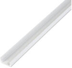Phenom Aluminium profil sín 1000x17x8 mm U profil fehér színben (búra nélkül) 41010A1-WH (41010A1-WH)