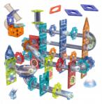 click4TOYS Mágneses Építőkockák Világító Mágneses Golyópálya Gyerekeknek Led 120 El (6319)