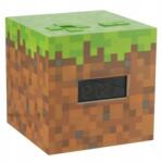 Paladone Minecraft будилник - Grass Block, Лицензиран, 11 см (4, 33"), LED светлина, USB, Цифров будилник (PP6733MCF) Будилник