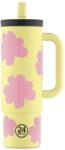 24Bottles termosz bögre Straw 800ml Yellow - sárga Univerzális méret