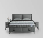Livora Livora Aloe Premium ágykeret és matrac szett - 160x200x33 cm - Ágykeret és 7 zónás Táskarugós matrac