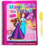 SmartWiz Carte de colorat cu apa Magic Book , Reutilizabila, plina de culori vibrante, Cele 3 printese Carte de colorat