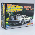 Aoshima DeLorean Vissza a jövőbe 1. - 1: 43 méretarányos építhető autó makett | Aoshima (8990)