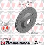 ZIMMERMANN Disc frana ZIMMERMANN 250.1386. 52 (250.1386.52)