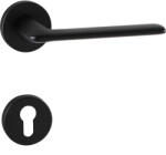 Marchesi Rozettás Kilincsgarnitúra Umag Rozettás Pz 38-45 mm Zamak Fekete Matt (SCH-102204426)
