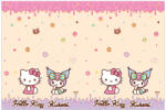 Procos Hello Kitty Kuromi műanyag asztalterítő 120x180 cm (PNN98238)