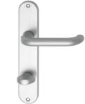 SCH-Line Hosszúpajzsos Kilincsgarnitúra U-forma Wc 90 38 - 43 Ezüst Eloxált (SCH-102240458)