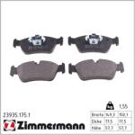 ZIMMERMANN Set placute frana ZIMMERMANN 23935.175. 1 (23935.175.1)