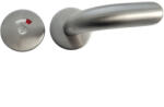 Grundmann Kilincsgarnitúra Geos Akadálymentes Wc Garnitúrávalkilincs Hossz 140 mm Rozsdam. acél (SCH-102240038)
