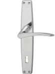 Grundmann Kilincsgarnitúra Wg 1000 Favorit - Pajzs Bb 90 38-43 Alu Fényes (SCH-102238201)