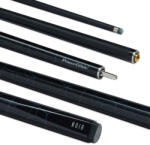  Snooker dákó PowerGlide Noir üvegszálas, 144 cm hosszú, 10mm