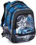 Bagmaster LUMI 23 D iskolai hátizsák - kék autó (PID_124214)