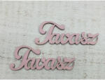  Fa "Tavasz" felirat rózsaszín 2db/csomag - papelito