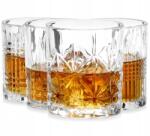 Excellent Houseware Set 4 pahare whisky Yarm, sticla, 300 ml Pahar