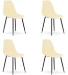 FDY Set 4 Scaune Bucatarie/Dining Velo Plus Bej