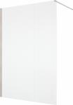 RONAL Paravan dus cu sticla riflata walk-in 120x200 cm, bronz periat, sticla 8 mm, Ronal Lina (D401202885)