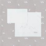 Bimbidreams Комплект чаршафи за бебешка кошара Bimbidreams - Bunny, 3 броя, 60 x 120 cm, Grey (8499000789336) - baby