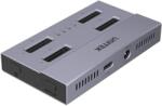 Unitek Docking station USB4 4-bay M. 2 SSD (S1243BGY01-EU) - premiumshop