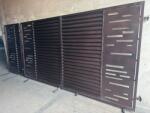 Metal-Dynamics Porti metalice tabla decupata model jaluzea liniar 450x180cm
