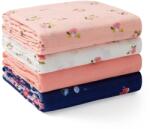 MOMCOZY 4 Pack Muslin Swaddle Blankets 47 X 47 Inches (sj003-z200nb-b)
