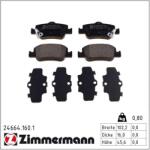 ZIMMERMANN Set placute frana ZIMMERMANN 24664.160. 1 (24664.160.1)