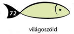  Karton Rainbow 50x70 cm 230g pasztell világoszöld 72 (PAP1020-0294)