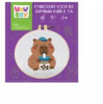 Wow Box Kapibara hímzőkészlet Bubble Teával - 14 cm