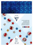 Clairefontaine Kreatív kartonpapír Clairefontaine prizmás metál 25x35 cm 195g vegyes 5 ív/csomag (354695C)