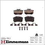ZIMMERMANN Set placute frana ZIMMERMANN 23554.170. 3 (23554.170.3)