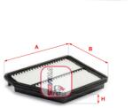 SOFIMA Filtru aer SOFIMA S 3229 A (S 3229 A) - fixbox