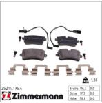 ZIMMERMANN Set placute frana ZIMMERMANN 25214.175. 4 (25214.175.4)
