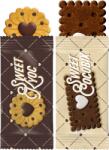 Sweet Biscuiti mix cacao si fulgi de ciocolata 200 buc