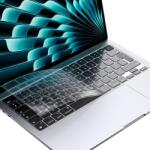Techsuit Husa tastatura pentru MacBook Pro 14 (2024 2021)/ Air 13/15 (2022 2025), Transparenta Geanta, rucsac laptop