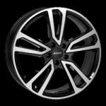 ALUTEC Janta Aliaj ALUTEC TORMENTA DIAMANT SCHWARZ FRONTPOLIERT 7X17 5X114.3 ET 40 CB 66.1