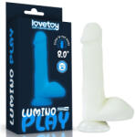 Lovetoy Dildo cu ventuza Lovetoy Lumino Play Glow in the Dark 21 cm - XTOYS - 182,85 RON Dildo